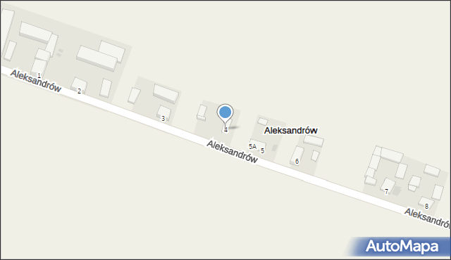 Aleksandrów, Aleksandrów, 4, mapa Aleksandrów