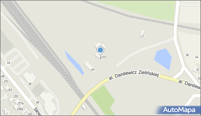 Aleksandrów Kujawski, Aleja Danilewicz Zielińskiej Marii, 4, mapa Aleksandrów Kujawski
