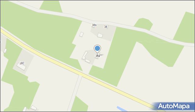 Aleksandrówek, Aleksandrówek, 36a, mapa Aleksandrówek