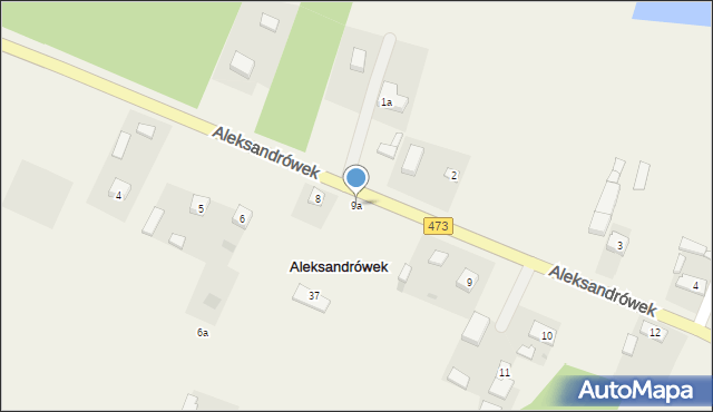 Aleksandrówek, Aleksandrówek, 9a, mapa Aleksandrówek