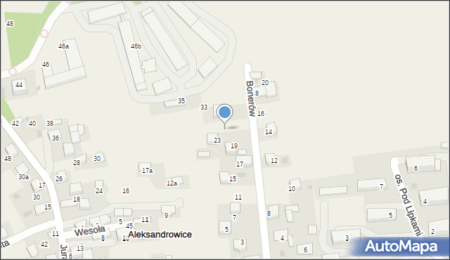 Aleksandrowice, Aleksandrowice, 7, mapa Aleksandrowice