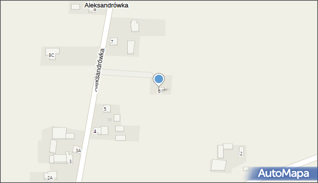 Aleksandrówka, Aleksandrówka, 6, mapa Aleksandrówka