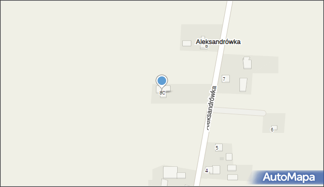 Aleksandrówka, Aleksandrówka, 8C, mapa Aleksandrówka