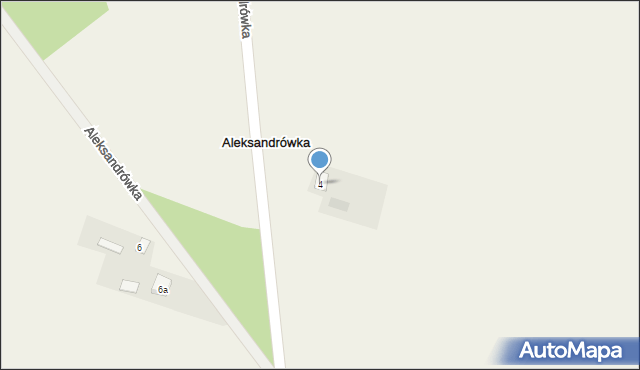 Aleksandrówka, Aleksandrówka, 4, mapa Aleksandrówka