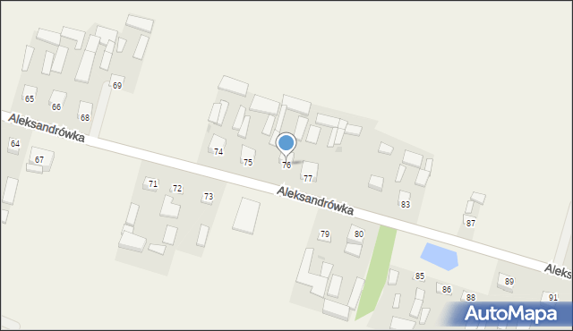 Aleksandrówka, Aleksandrówka, 76, mapa Aleksandrówka