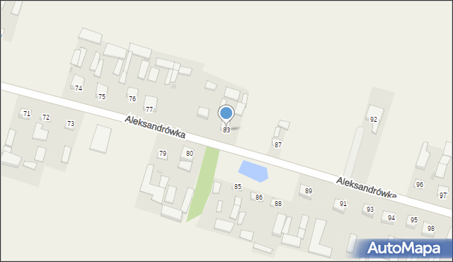 Aleksandrówka, Aleksandrówka, 83, mapa Aleksandrówka