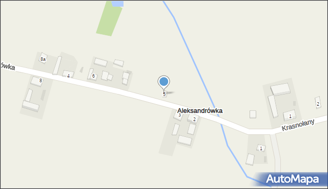 Aleksandrówka, Aleksandrówka, 5, mapa Aleksandrówka