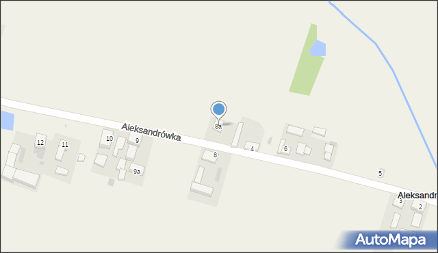 Aleksandrówka, Aleksandrówka, 8a, mapa Aleksandrówka