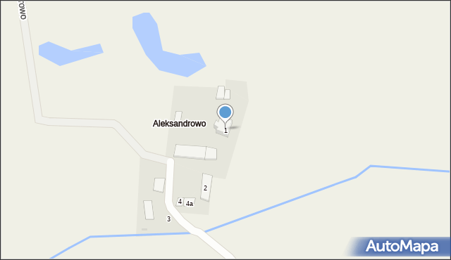 Aleksandrowo, Aleksandrowo, 1, mapa Aleksandrowo