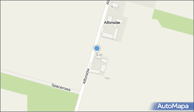 Alfonsów, Alfonsów, 7, mapa Alfonsów