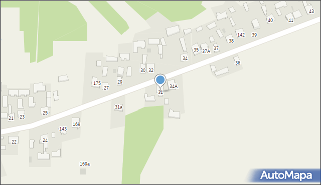 Alfredówka, Alfredówka, 31, mapa Alfredówka