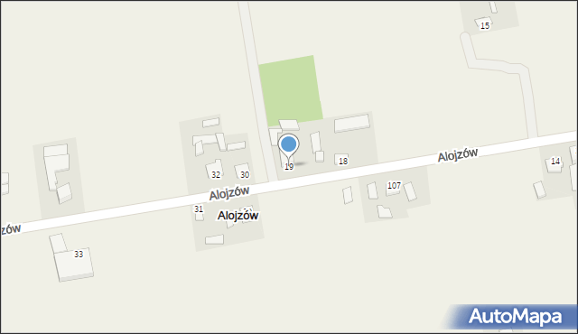 Alojzów, Alojzów, 19, mapa Alojzów