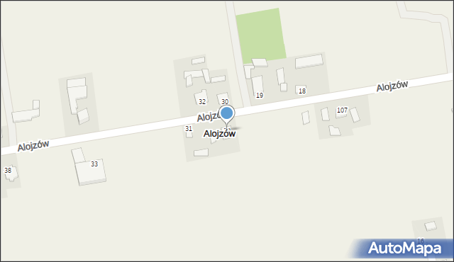 Alojzów, Alojzów, 29, mapa Alojzów