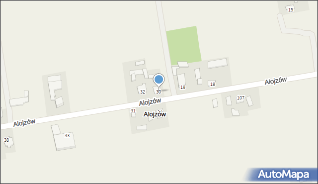 Alojzów, Alojzów, 30, mapa Alojzów