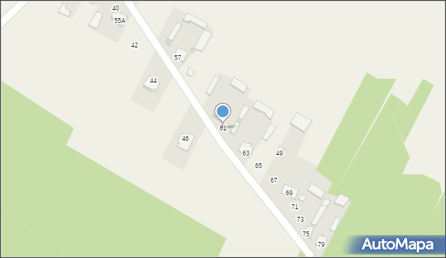 Alojzów, Alojzów, 61, mapa Alojzów