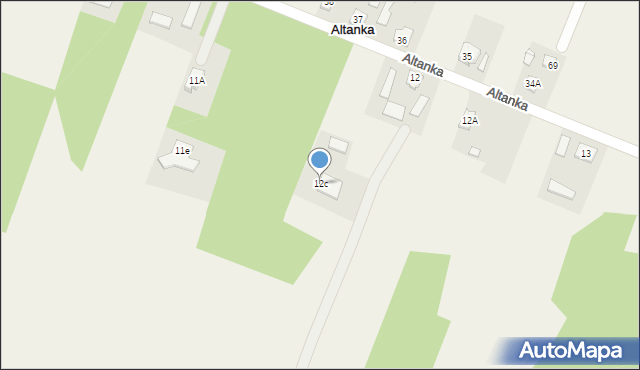 Altanka, Altanka, 12c, mapa Altanka