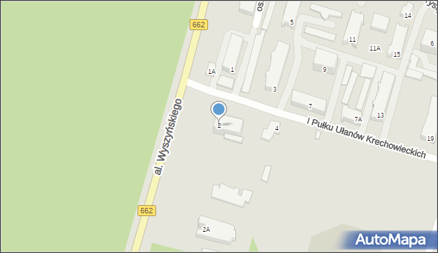 Augustów, Aleja Wyszyńskiego Stefana, ks. kard., 2, mapa Augustów