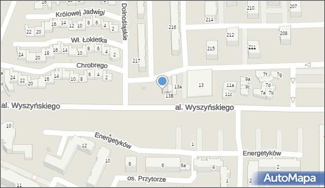 Bełchatów, Aleja Wyszyńskiego Stefana, ks. kard., 13d, mapa Bełchatów