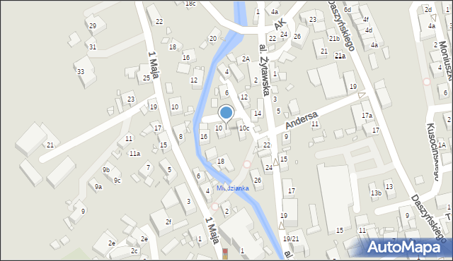 Bogatynia, Aleja Żytawska, 10a, mapa Bogatynia