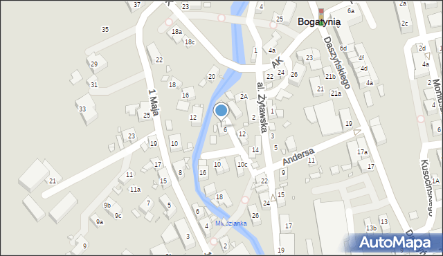 Bogatynia, Aleja Żytawska, 8, mapa Bogatynia