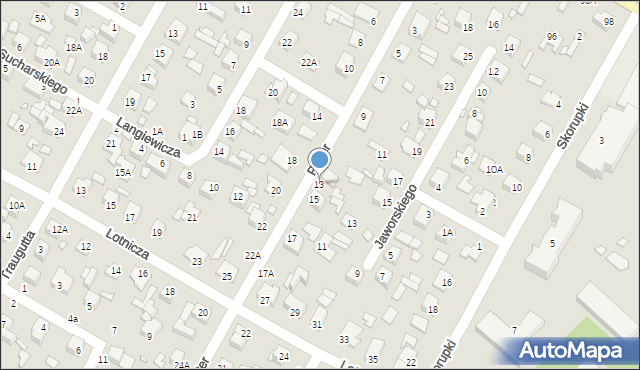 Chełm, Aleja Piłsudskiego Józefa, marsz., 13, mapa Chełma