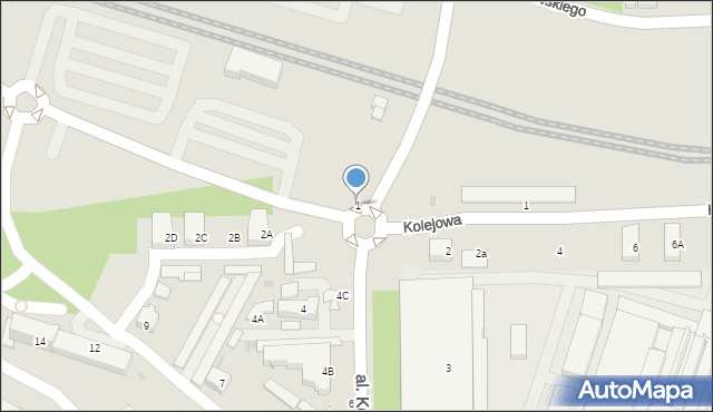 Dąbrowa Górnicza, Aleja Kościuszki Tadeusza, gen., 1, mapa Dąbrowa Górnicza