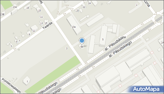 Dąbrowa Górnicza, Aleja Piłsudskiego Józefa, marsz., 5A, mapa Dąbrowa Górnicza