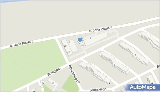 Dębica, Aleja Jana Pawła II, 3, mapa Dębicy