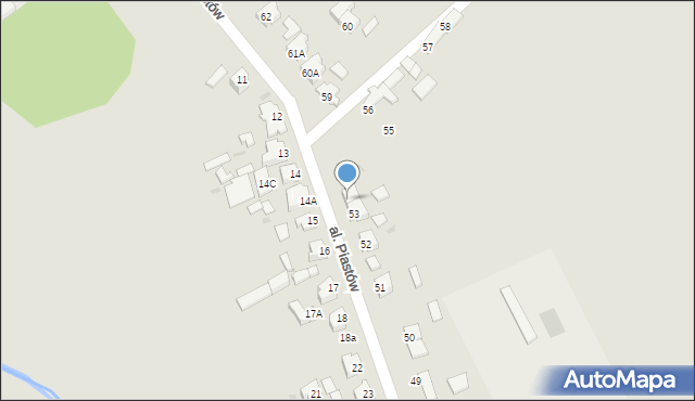 Drezdenko, Aleja Piastów, 54, mapa Drezdenko