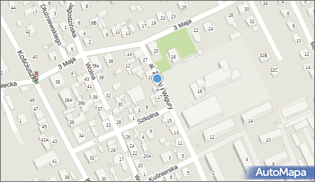 Garwolin, Aleja Żwirki i Wigury, 19, mapa Garwolin