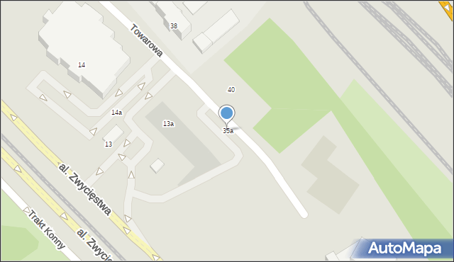 Gdańsk, Aleja Zwycięstwa, 35a, mapa Gdańska