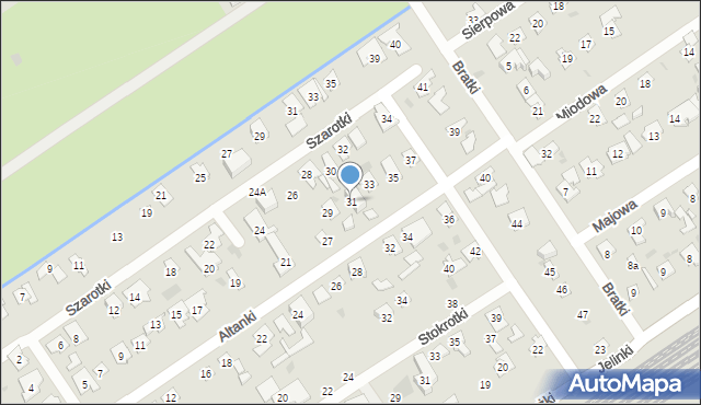 Gdańsk, Altanki, 31, mapa Gdańska