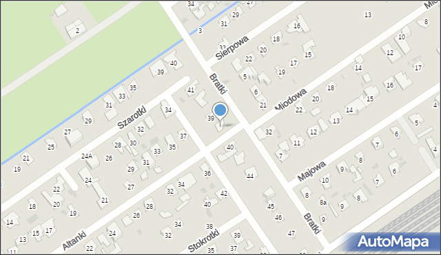 Gdańsk, Altanki, 41, mapa Gdańska