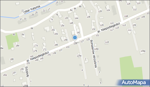 Głogów Małopolski, Aleja Niepodległości, 129, mapa Głogów Małopolski