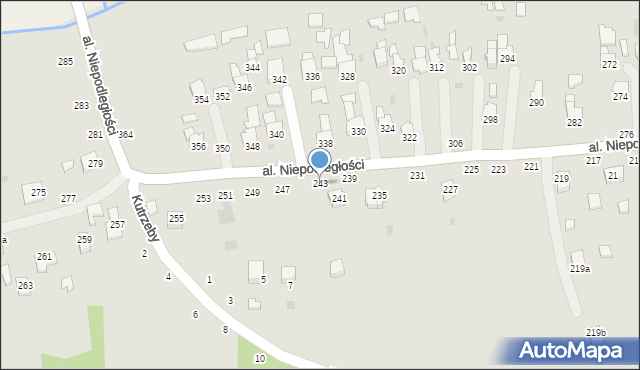 Głogów Małopolski, Aleja Niepodległości, 243, mapa Głogów Małopolski