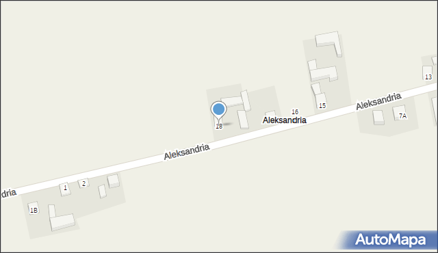 Gruszczyce, Aleksandria, 18, mapa Gruszczyce