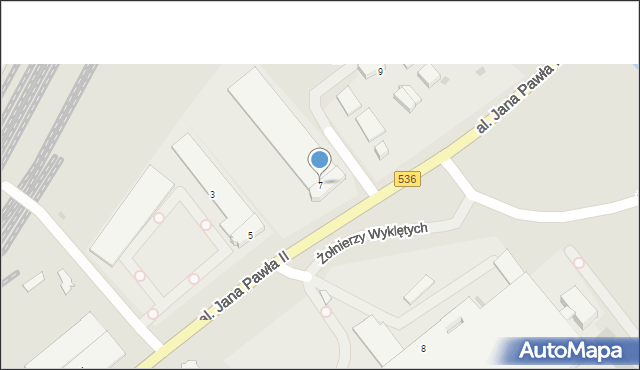 Iława, Aleja Jana Pawła II, 7, mapa Iława