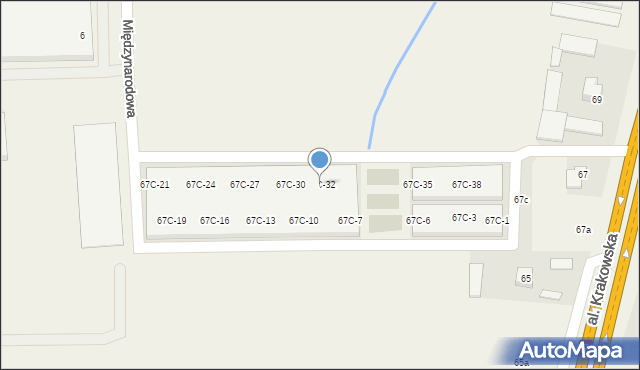 Jabłonowo, Aleja Krakowska, 67C-32, mapa Jabłonowo