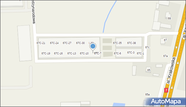 Jabłonowo, Aleja Krakowska, 67C-8, mapa Jabłonowo