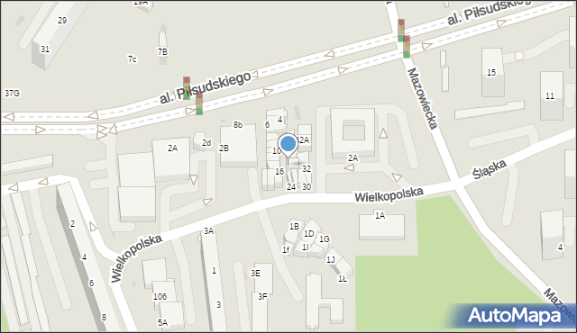 Jastrzębie-Zdrój, Aleja Piłsudskiego Józefa, marsz., 36A, mapa Jastrzębie-Zdrój