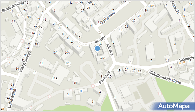 Kamienna Góra, Aleja Wojska Polskiego, 14p, mapa Kamienna Góra