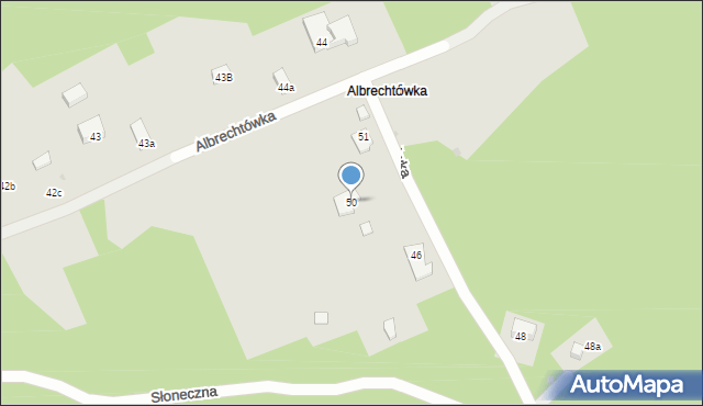 Kazimierz Dolny, Albrechtówka, 50, mapa Kazimierz Dolny