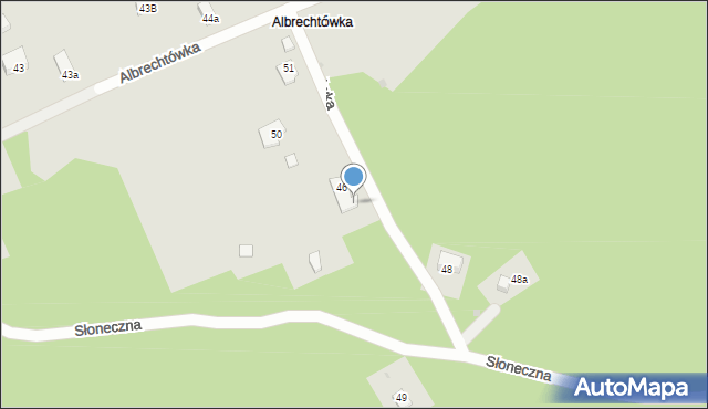 Kazimierz Dolny, Albrechtówka, 5A, mapa Kazimierz Dolny