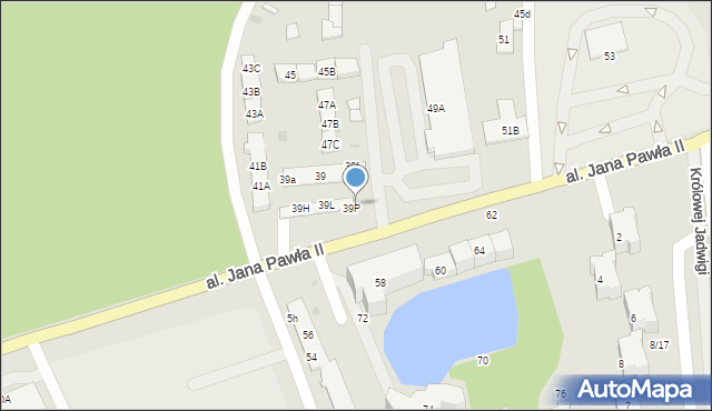 Kędzierzyn-Koźle, Aleja Jana Pawła II, 39r, mapa Kędzierzyna-Koźle