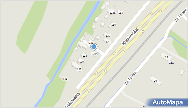 Kielce, Aleja Górników Staszicowskich, 126A, mapa Kielc