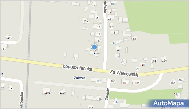 Kielce, Aleksandrówka, 5, mapa Kielc