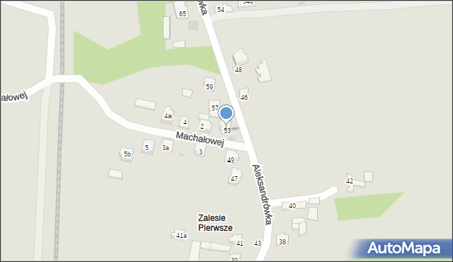 Kielce, Aleksandrówka, 53, mapa Kielc