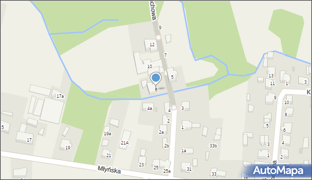 Kobylnica, Aleja Orzechowa, 6, mapa Kobylnica