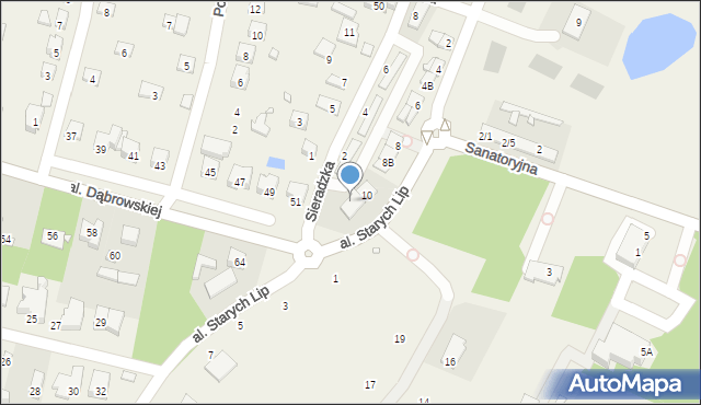 Komorów, Aleja Kasztanowa, 10C, mapa Komorów