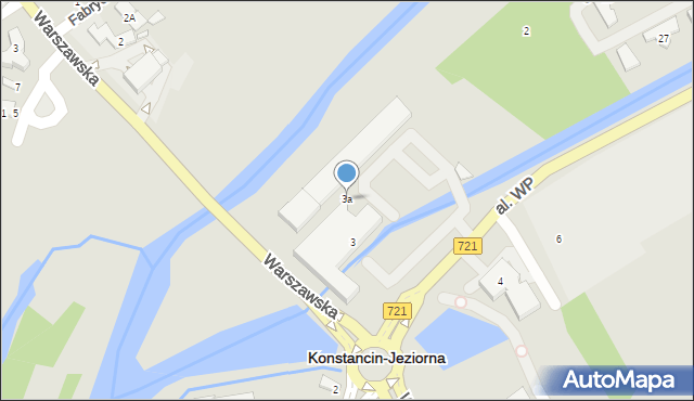 Konstancin-Jeziorna, Aleja Wojska Polskiego, 3a, mapa Konstancin-Jeziorna